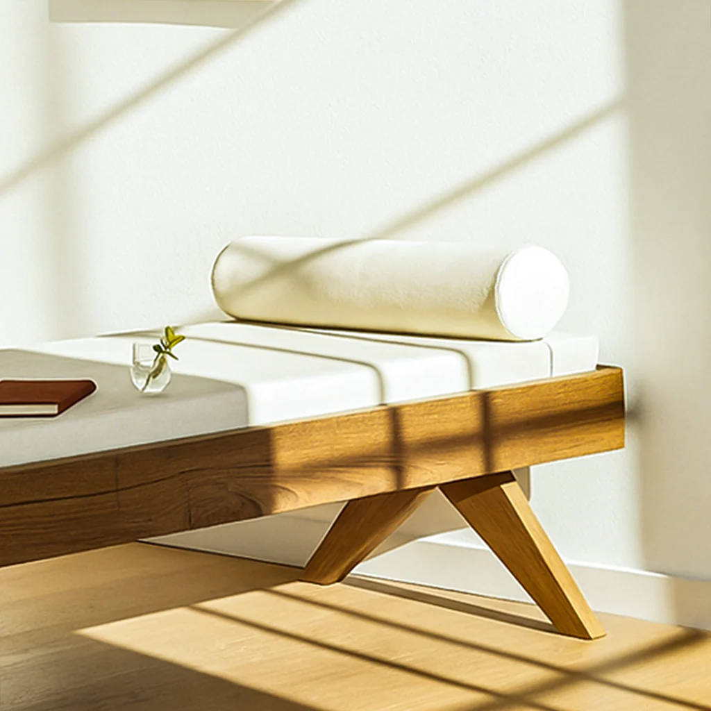 Pierre Jeanneret Solid Wood Daybed - Mid Century Modern Furniture - Image 3